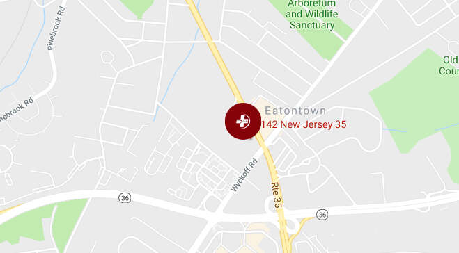 CJ Urgent Care Location Map